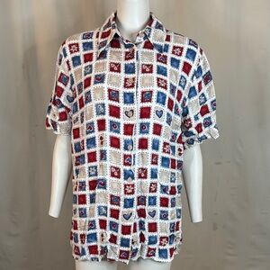 Vintage 1990s Alfred Dunner Button Up Shirt